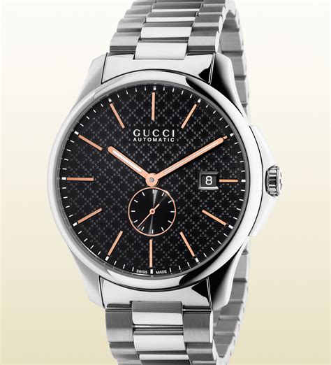 gucci g-timeless automatic men's stainless steel|Gucci watches for men uk.